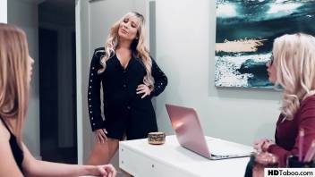 Dominant And Hot Boss Wants Employee's Teen Daughter - Haley Reed, Tasha Reign